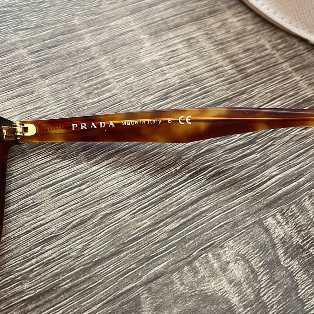 Authentic Prada Tortoise Shell Sunglasses - image 5